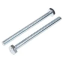 RS PRO Bright Zinc Steel Hex Bolt M6 x 80 mm Grade 8.8 DIN 933 917-2858