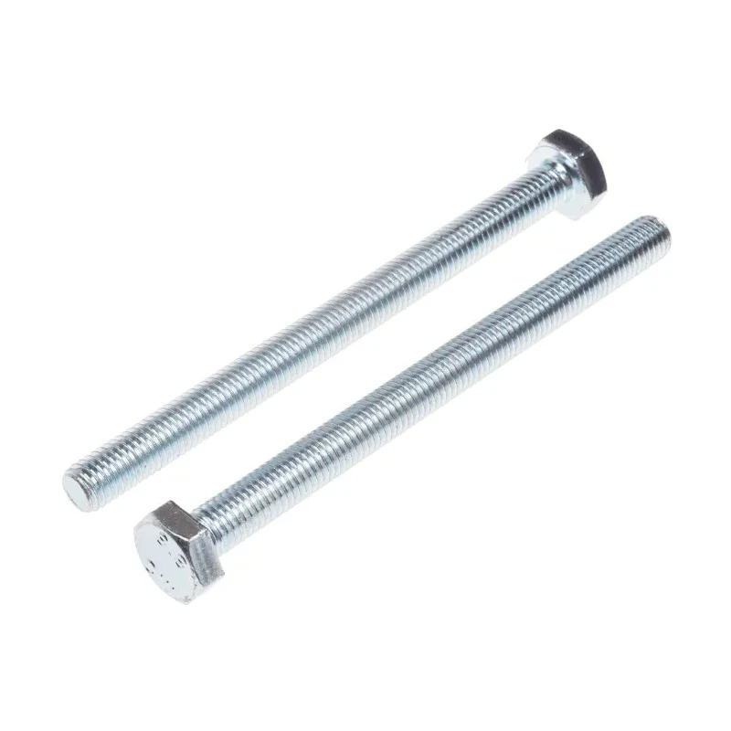 RS PRO Bright Zinc Steel Hex Bolt M6 x 80 mm Grade 8.8 DIN 933 917-2858