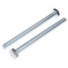 RS PRO Bright Zinc Steel Hex Bolt M6 x 80 mm Grade 8.8 DIN 933 917-2858