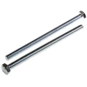 RS PRO Hex Bolt M6 x 100 mm Steel Grade 8.8 Bright Zinc Finish DIN 933 917-2860