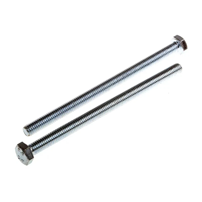 RS PRO Hex Bolt M6 x 100 mm Steel Grade 8.8 Bright Zinc Finish DIN 933 917-2860