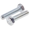 RS PRO Bright Zinc Steel Hex Bolt M8 x 35 mm Grade 8.8 High Tensile DIN 933 917-2873