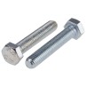 RS PRO Bright Zinc Steel Hex Bolt M8 x 45 mm Grade 8.8 DIN 933 917-2876