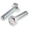 RS PRO Bright Zinc Steel Hex Bolt M10 x 35 mm Grade 8.8 DIN 933 917-2918