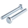RS PRO Bright Zinc Steel Hex Bolt M10 x 80 mm Grade 8.8 Metric Thread DIN 933 917-2921