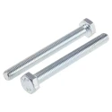 RS PRO High Tensile Bright Zinc Steel Hex Bolt M10 x 100 mm Grade 8.8 DIN 933 917-2933