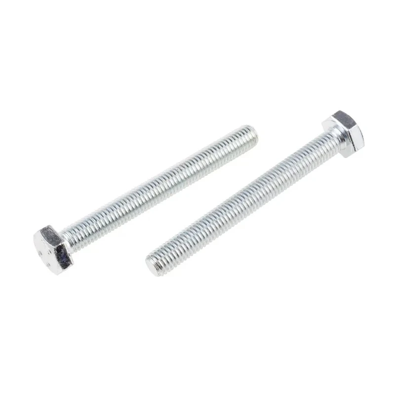 RS PRO Bright Zinc Steel Hex Bolt M10 x 90 mm Grade 8.8 DIN 933 917-2930