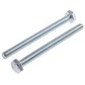 RS PRO Bright Zinc Steel Hex Bolt M10 x 120 mm Grade 8.8 DIN 933 917-2937