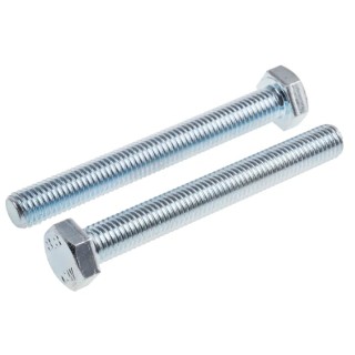 RS PRO Bright Zinc Steel Hex Bolt M12 x 100 mm Grade 8.8 DIN 933 917-2974