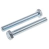 RS PRO Bright Zinc Steel Hex Bolt M12 x 100 mm Grade 8.8 DIN 933 917-2974