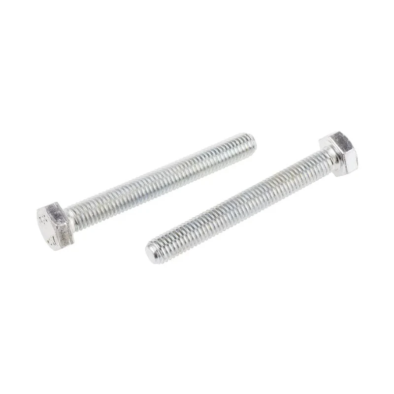 RS PRO Bright Zinc Steel Hex Bolt M8 x 65 mm Grade 8.8, DIN 933, High Tensile 917-2882