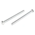 RS PRO Bright Zinc Steel Hex Bolt M12 x 150 mm Grade 8.8 DIN 933 917-2980