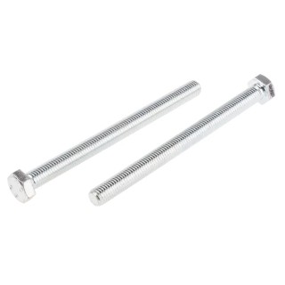 RS PRO Bright Zinc Steel Hex Bolt M12 x 150 mm Grade 8.8 DIN 933 917-2980