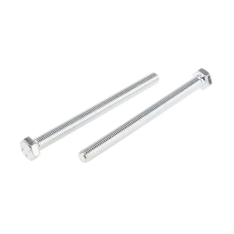 RS PRO Bright Zinc Steel Hex Bolt M12 x 150 mm Grade 8.8 DIN 933 917-2980