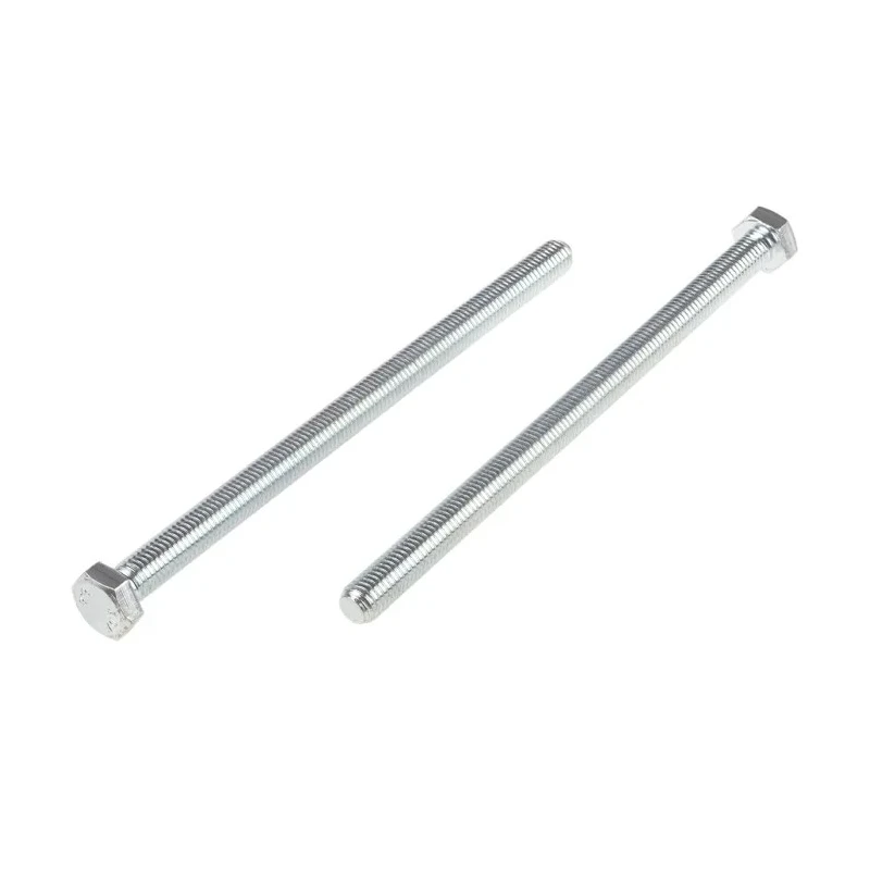 RS PRO Bright Zinc Steel Hex Bolt M12 x 200 mm Grade 8.8 High Tensile DIN 933 917-2987
