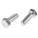 RS PRO Steel Hex Bolt Bright Zinc Finish M14 Thread x 40 mm Length Grade 8.8 917-2993
