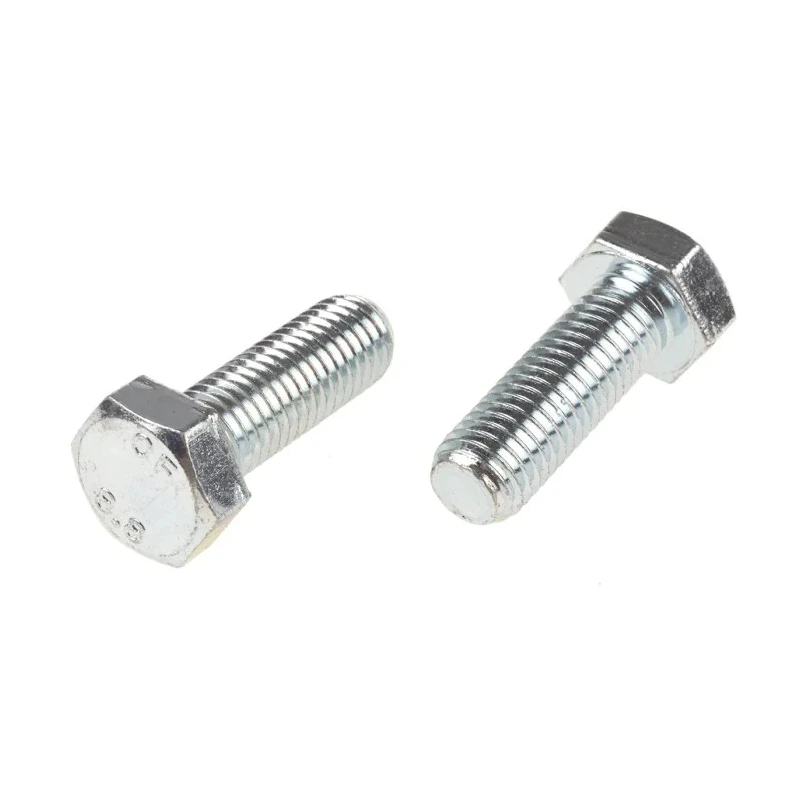 RS PRO Steel Hex Bolt Bright Zinc Finish M14 Thread x 40 mm Length Grade 8.8 917-2993