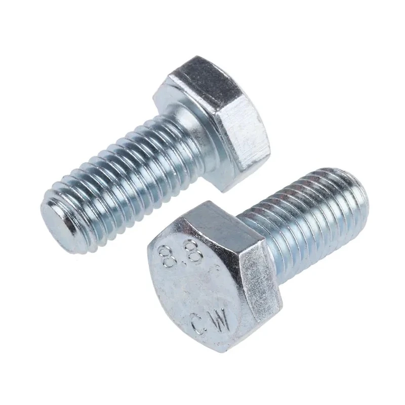 RS PRO Bright Zinc Steel Hex Bolt M14 x 30 mm Grade 8.8 DIN 933 917-2996