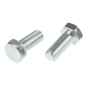 RS PRO Bright Zinc Steel Hex Bolt M14 x 35 mm Grade 8.8 High Tensile Steel DIN 933 917-2999