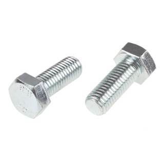 RS PRO Bright Zinc Steel Hex Bolt M14 x 35 mm Grade 8.8 High Tensile Steel DIN 933 917-2999