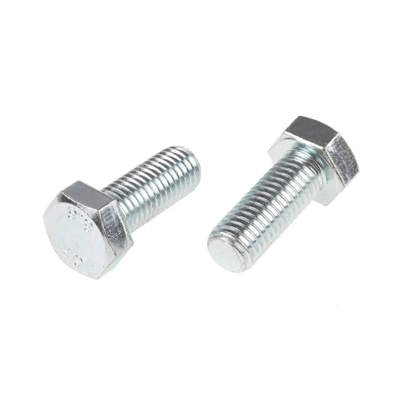 RS PRO Bright Zinc Steel Hex Bolt M14 x 35 mm Grade 8.8 High Tensile Steel DIN 933 917-2999