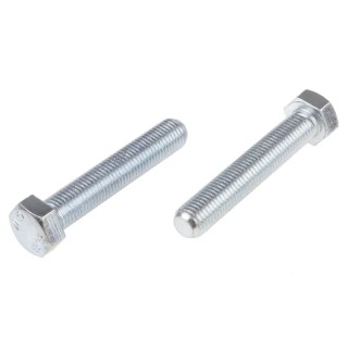 RS PRO High Tensile Bright Zinc Steel Hex Bolt M16 x 90mm Grade 8.8 DIN 933 917-3037