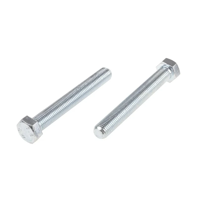 RS PRO Bright Zinc Steel Hex Bolt M16 x 120 mm Grade 8.8 Full Thread DIN 933 917-3040