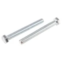 RS PRO Bright Zinc Steel Hex Bolt M16 x 140 mm Grade 8.8 DIN 933 917-3047