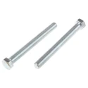 RS PRO Hex Bolt Steel M16 x 150 mm Bright Zinc Plated Grade 8.8 DIN 933 917-3056