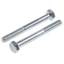RS PRO Bright Zinc Plated Steel Hex Bolt M5 x 45 mm, Grade 8.8, DIN 931 917-3093