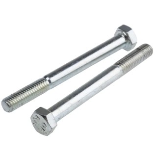 RS PRO Bright Zinc Plated Steel Hex Bolt M5 x 50 mm Grade 8.8 High Tensile DIN 931 917-3097