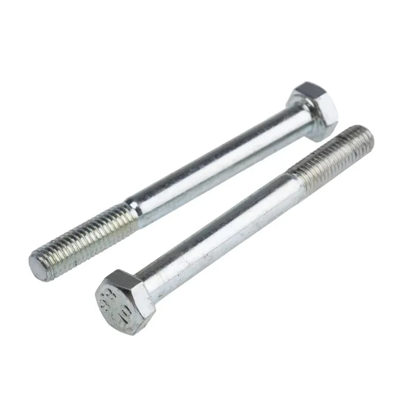 RS PRO Bright Zinc Plated Steel Hex Bolt M5 x 50 mm Grade 8.8 High Tensile DIN 931 917-3097