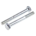 RS PRO Bright Zinc Plated Steel Hex Bolt M6 x 55 mm Grade 8.8 High Tensile DIN 931 917-3104
