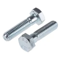 RS PRO High Tensile Bright Zinc Plated Steel Hex Bolt M6 x 25 mm Grade 8.8 DIN 931 917-3107