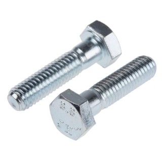RS PRO High Tensile Bright Zinc Plated Steel Hex Bolt M6 x 25 mm Grade 8.8 DIN 931 917-3107