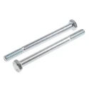 RS PRO Bright Zinc Plated Steel Hex Bolt M6 x 75 mm Grade 8.8 DIN 931 917-3110
