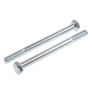 RS PRO Bright Zinc Plated Steel Hex Bolt M6 x 75 mm Grade 8.8 DIN 931 917-3110