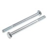 RS PRO Bright Zinc Plated Steel Hex Bolt M6 x 75 mm Grade 8.8 DIN 931 917-3110