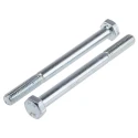 RS PRO Bright Zinc Plated Steel Hex Bolt M6 x 70 mm Grade 8.8 DIN 931 917-3116