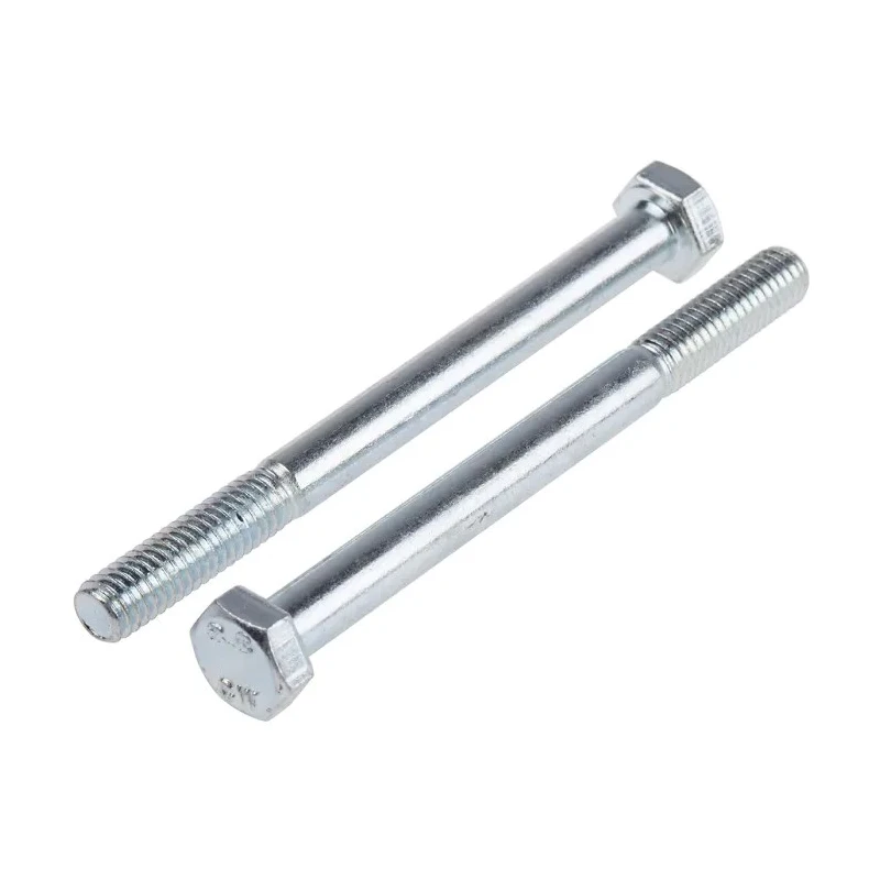 RS PRO Bright Zinc Plated Steel Hex Bolt M6 x 70 mm Grade 8.8 DIN 931 917-3116