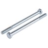 RS PRO Bright Zinc Plated Steel Hex Bolt M6 x 90 mm, Grade 8.8, DIN 931 917-3122
