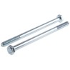 RS PRO Bright Zinc Plated Steel Hex Bolt M8 x 130 mm 8.8 Grade DIN 931 917-3157