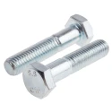 RS PRO Bright Zinc Plated Steel Hex Bolt M10 x 65 mm Grade 8.8 DIN 931 917-3160