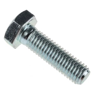 RS PRO Bright Zinc Plated Steel Hex Bolt M10 x 35 mm 8.8 Grade High Tensile DIN 931 917-3163