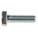RS PRO Bright Zinc Plated Steel Hex Bolt M10 x 35 mm 8.8 Grade High Tensile DIN 931 917-3163