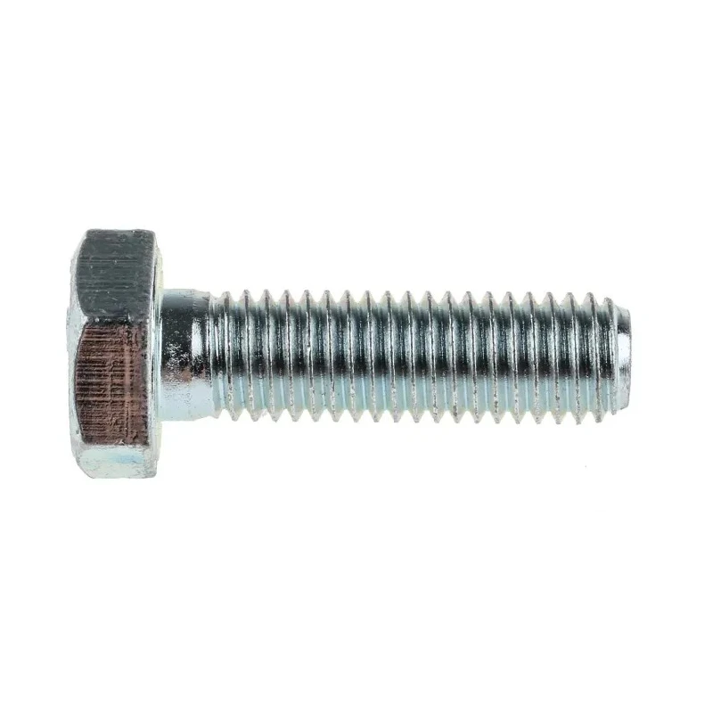 RS PRO Bright Zinc Plated Steel Hex Bolt M10 x 35 mm 8.8 Grade High Tensile DIN 931 917-3163