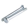 RS PRO Bright Zinc Plated Steel Hex Bolt, M10 x 110 mm, Grade 8.8 High Tensile 917-3172
