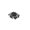 Alps Alpine Black Tactile Switch Button 0.4 mm SPST 50mA 12 V dc Surface SKSGAAE010