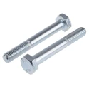 RS PRO Bright Zinc Plated Steel Hex Bolt M10 x 75 mm Grade 8.8, DIN 931 917-3179
