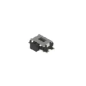 Alps Alpine Black Tactile Switch Button 0.65 mm SPST 50mA 12 V dc Surface Mount SKSCLBE010